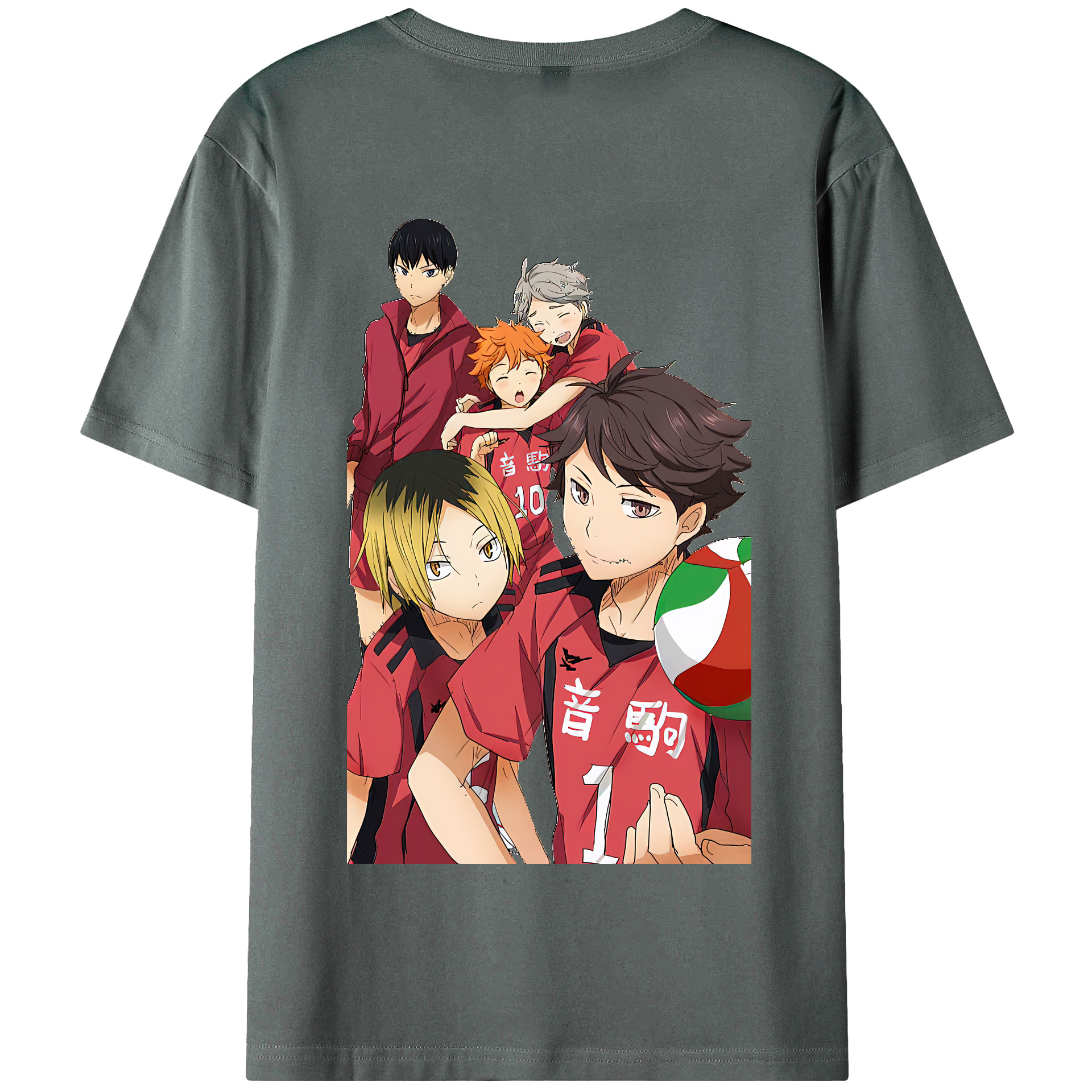 （画像用） ハイキュー!! Haikyu!! 綿100％半袖Tシャツ（背面プリント）